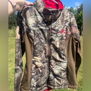 Mossy Oak Women's Brown Camouflage Utility Jacket